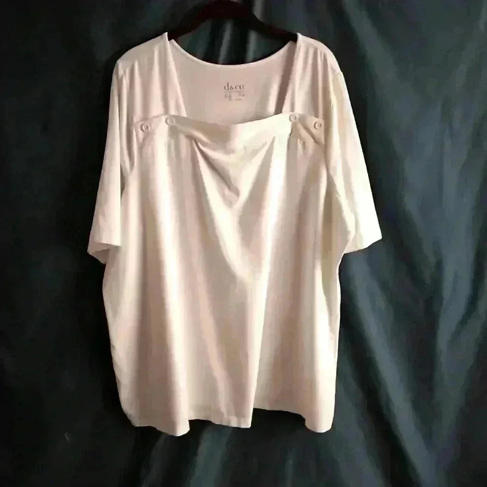 Denim & Co Blouse 2XL NWOT
